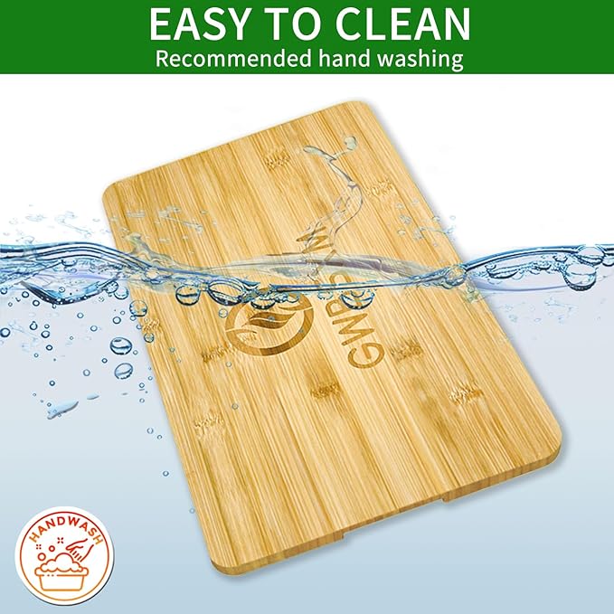 Compatible with Panasonic NB-G110P FlashXpress Toaster Oven - Bamboo Cutting Board with Heat-Resistant Non-Slip Feet, Built-in Handles, Saving Cabinet Space,Countertop Oven Accessories