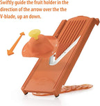 Swissmar Borner V-1001 V-Slicer Plus Mandoline 5 Piece Set (Orange)