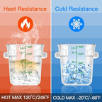 4 pcs 4qt Food Storage Containers with Lid, Square Clear Commercial Food Storage Containers with Handle and Scale for Food Storage in Home Kitchen & Dining (Green)