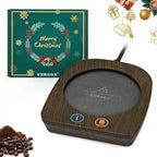 VOBAGA Coffee Warmer & Mug Warmer for Home Office Home Desk Use, Electric Cup Warmer with 3 Temperature Settings for Tea, Milk, Cocoa with Auto Shut Off After 4 Hours, Coffee Gift