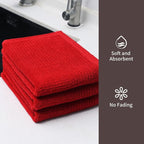 Dish Towels for Kitchen, Absorbent Cotton Kitchen Towels for Drying Dishes, Terry Cloth for Cleaning Set of 3