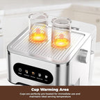 CHULUX Touchscreen Espresso Machine with Steam Wand, Cold Brew Espresso Coffee Maker for Cappucino, Americano