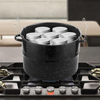 Canning Pot, 21.5QT Water Bath Canning Pot with Rack and Lid, Stainless Steel Canning Rack, Canning Starter Kit for Beginner, for Home, by Kendane.