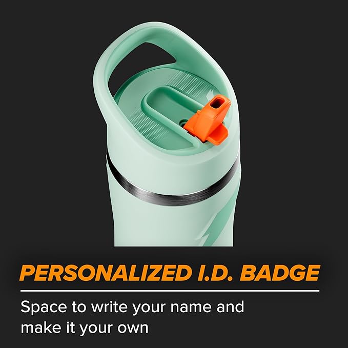 Gatorade 'Overtime' 22oz Stainless Steel Water Bottle, Straw Cap, Blue