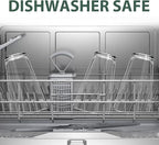 Pint Glasses Set of 6-16 oz Drinking Glasses, Beer Glasses, Tall Glass Cups for Cocktails, Juice & Water - Heavy Duty, Durable, Dishwasher Safe - Perfect for Home, Bar & Kitchen Use