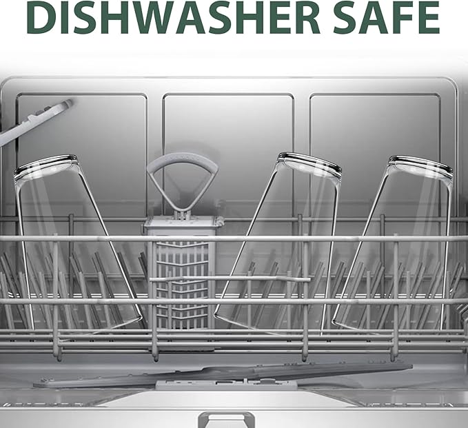 Pint Glasses Set of 6-16 oz Drinking Glasses, Beer Glasses, Tall Glass Cups for Cocktails, Juice & Water - Heavy Duty, Durable, Dishwasher Safe - Perfect for Home, Bar & Kitchen Use