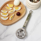 Best Utensils Stainless Steel Egg Slicer Wedger Cutter, Divides Hard Boiled Eggs Into 6 Equal Segments In One Action