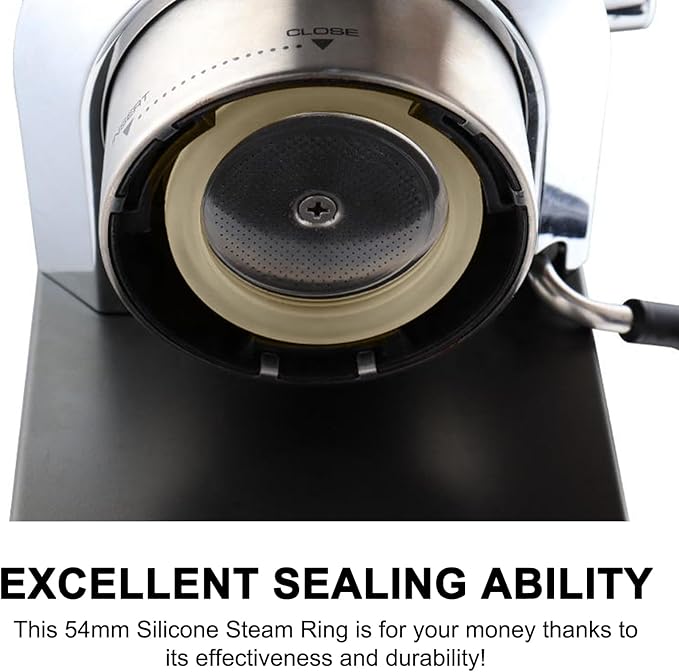 2Pcs 54mm Silicone Steam Ring,Replacement Gasket Accessories for Breville Espresso Machine 878/870/860/880/810/840/450/500 Sage 880/878/875/870/810/500,Grouphead Gasket Replacement Part No BPA