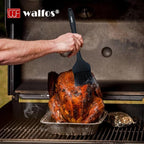 Walfos 3 Size Basting Brush, High Heat Resistant Silicone Pastry Brushes for Barbecue, Baking, Kitchen Cooking, Desserts- Strong Stainless Steel Core Technology