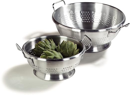 Carlisle FoodService Products 60277 Dura-Ware Heavy Weight Commercial Colander, 16 Quart (Pack of 6)