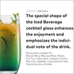 SCHOTT ZWIESEL Banquet Iced Beverage Cocktail Glass (Set of 6), Bar Glasses for Long Drinks, Dishwasher-Safe Machine-Made Tritan Crystal Glasses, Made in Germany(18 Ounce)
