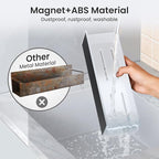 Magnetic Spice Rack for Refrigerator, Kitchen Organizer and Storage Shelf, Clear(4 Pack)