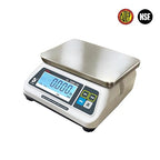 VisionTechShop DSW-100 Portion Food Scale with Single LCD Display, Stainless Steel Platter, 15lb Capacity, 0.005lb Readability, Lb/Oz/Kg/g Switchable, Low Profile Design, NTEP #22-007, NSF Certified