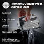 Meat Tenderizer Tool, Ultra Sharp Needle Blades 100% Stainless-Steel, Heavy-Duty Kitchen Gadgets, Hand Held Meat Tenderizer Needle Tool, Cooking Gadget for Tenderizing Chicken, Steak, Veal, BBQ