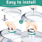 Canning Pot-Canning supplies starter kit, Stainless Steel Canning Tool Kit, Water bath canner with rack for canning