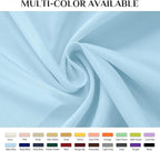 Softalker Rectangle Tablecloth, Waterproof & Stain Resistant Table Cloths Wrinkle Free Fabric Washable 210GSM Polyester Table Cover for Spring/Party/Outdoor - 60 x 84 inch,Baby Blue