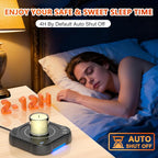 Coffee Mug Warmer & Cup Set - Desk Coffee Cup Warmer for Office/Home with 8-Temp Fast Heating (176℉ Max), Auto Shut Off, Gravity-Induction, 1-12H Timer - Ideal Gift for Coffee Lovers