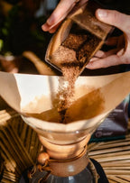 AGOGO Pour Over Coffee Maker Set Glass Coffee Maker with 50pcs Filter Paper -for Home, Office, Camping, Cafes - Easy Clean Coffee Dripper Set (Rag&Brush Included) (8 Cup/28 oz)