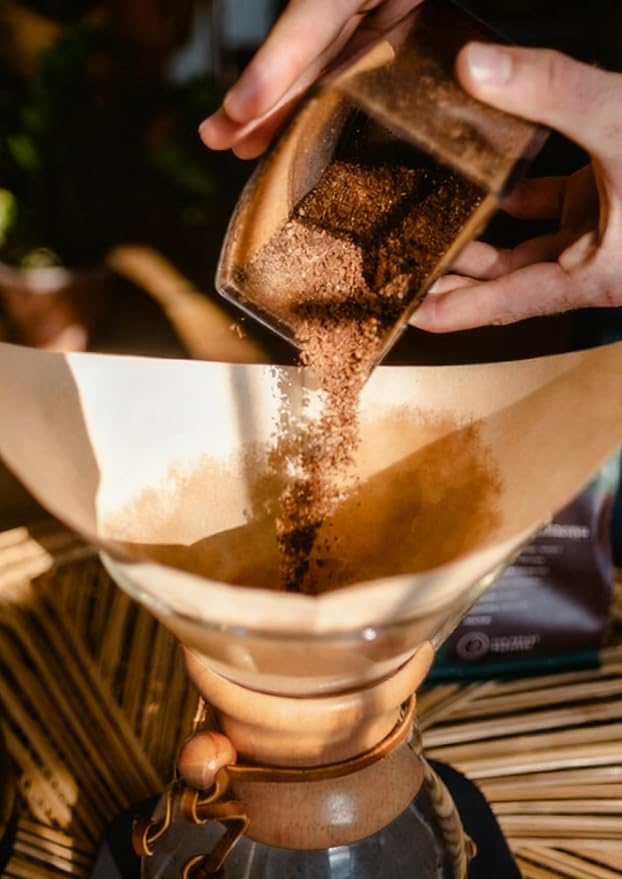 AGOGO Pour Over Coffee Maker Set Glass Coffee Maker with 50pcs Filter Paper -for Home, Office, Camping, Cafes - Easy Clean Coffee Dripper Set (Rag&Brush Included) (8 Cup/28 oz)