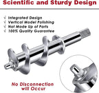 Metal Food Grinder Attachments for KitchenAid Stand Mixers, Meat Grinder, Sausage Stuffer, Perfect Mixer Attachment for KitchenAid Mixers, Silver(Machine/Mixer Not Included)