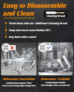 Electric Meat Grinder: [3500W Advanced Motor] [Ultra-Intelligent Thermal Protection] Upgraded Meat Grinder with 6 PCS Stainless Steel Blades&Grinding Plates, Sausage Stuffer Tubes&Kubbe (RED)