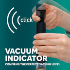 Airtender Wine Vacuum Pump Preserver with 3 Reusable Bottle Stopper Vacuum Seals for Wine Storage