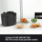 Insulated Slow Cooker Carrying Bag - Travel Bag Carrier Compatible with Ninja Foodi Possible Cooker Pro MC1000, MC1001 - Multi Cooker Carry Bag Accessories Fit From 8.5 Qt To 10 Qt Slow Cooker