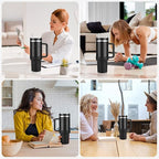 Silicone Boot for Stanley, Cup Bottom Protector Sleeve Accessories for Stanley Quencher H2.0 FlowState Tumbler 20oz/30oz/Stanley Adventure Quencher Tumbler 24oz (Black)