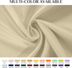 Softalker Rectangle Tablecloth, Waterproof & Stain Resistant Table Cloths Wrinkle Free Fabric Washable 210GSM Polyester Table Cover for Dining/Party/Outdoor - 60 x 102 inch,Khaki