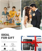 Nonstick Baking Pans Set, 19 PCS Stackable Bakeware Sets, Oven Pan Set Includes Baking Tray, Cookie Sheet, Cake Pans, Loaf Pan, Muffin Pan, Silicone Cups