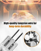 Microwave Halogen Lamp Light Bulb 130V 50W Replace WB02X35488 Fit for GE Oven