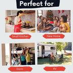 MACONEE Microwave Egg Fryer | Cooker & Poacher for Breakfast Sandwiches | Maker for 2 Eggs | Dishwasher-Safe & BPA-free