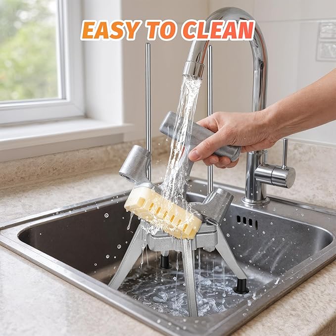 Commercial Vegetable Chopper Dicer w/3 Replacement Blades Onion Dicer Commercial Heavy Duty Vegetable Fruit Chopper Stainless Steel French Fry Cutter