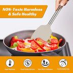 Kitchen Utensils Set of 4 Pack,Silicone Kitchen Utensils Set for Nonstick Cookware,Perfect for Baking and Mixing,Spatula Set BPA Free,Dishwasher Safe,Khaki