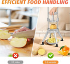 Commercial Vegetable Chopper Dicer w/3 Replacement Blades Onion Dicer Commercial Heavy Duty Vegetable Fruit Chopper Stainless Steel French Fry Cutter