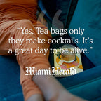 SAYSO Skinny Cardamom Paloma | The Original Craft Cocktail Tea Bag Mixer | Organic, Certified Gluten-free, Non-GMO |< 15 Cal, 0g Sugar, Steep in Cold Water & Spirits, For a Perfect Mocktail, 8 count