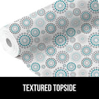 GORILLA GRIP DripGuard Drawer and Shelf Liner for Cabinet, Slip Resistant Non Adhesive Protection for Kitchen, BPA Free Smooth Surface Plastic Liners for Cabinets, Drawers, 17.5x240 Inch, Turquoise