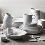 STAUB Ceramic Dinnerware 4-pc Condiment Dish Set - White