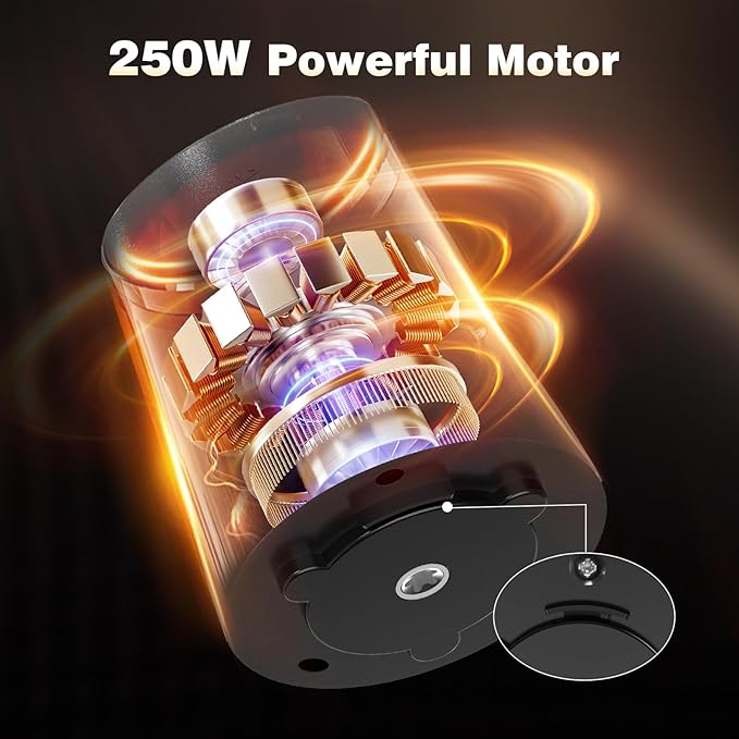 2-in-1 Electric Chicken Shredder & Meat Grinder, 250W Powerful Motor, Dual Blades for Shredding & Grinding, 1.5L BPA-Free Bowl, One-Touch Food Processor for Baby Food, Pet Meals, Fitness Meal Prep