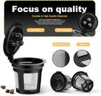 Reusable Coffee Filters Compatible with Ninja Dual Brew Coffee Makers - Compatible with Ninja Models CFP301, CFP307 – Includes 3 Pack Reusable K Cups and 2 Pack Coffee Maker Filters