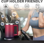 40 oz Insulated Tumbler for 100% Leak Proof, Stainless Steel Reusable Cups with Lids and Straws, Double Wall Vacuum Coffee Travel Mug Gift for Family Friends Teachers, Dishwasher Safe, BPA Free