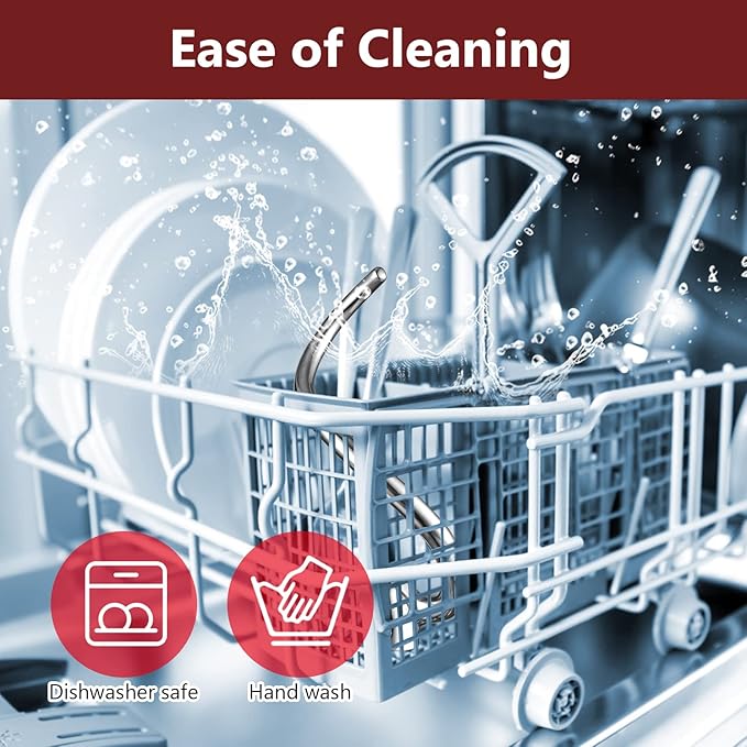 Stainless Steel Dough Hook for Kitchen aid 5QT Lift and 6QT Stand Mixer, Mixer Dough Attachment for KitchenAid, Dishwasher Safe