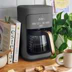 Beautiful Coffee Maker, 14-Cup, Touch-Activated Display, Programmable, Automatic Shut-Off, 1200W, Keep Warm, 24h Timer (Oyster Grey)