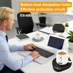 Coffee Mug Warmer Fast Heating, Auto Shut-Off, for Desk. 3 Temp Settings & 2-12H Timer. Keeps Beverages/Coffee Warm. Ideal Coffee Gift, for Offices,Travel & Corporate Gifts.