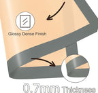 Macaron Silicone Baking Mat, 3 Pack Reusable Baking Mat, Non-Stick, Food Safe Silicone Cookies Sheets for Baking