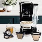 Reusable Coffee Filters Suitable for Ninja Coffee Maker, 3Pcs Cone Coffee Filters 4, Which Can Be Used to Replace the Cuisinart Coffee Maker Filter 4