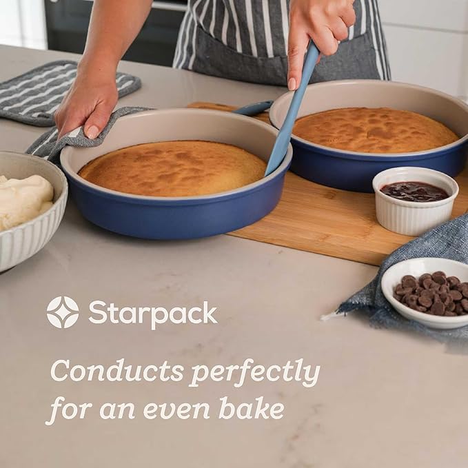 Starpack 'Bakers Gonna Bake' High Performance Nonstick Round Cake & Pie Pans set of 2