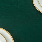 maxmill Square Swirl Design Tablecloth Waterproof Spillproof Wrinkle Free Table Cloth, Kitchen Dinning Tabletop Decoration, Fabric Table Cover for Christmas Parties, 52 x 52 Inch, Hunter Green