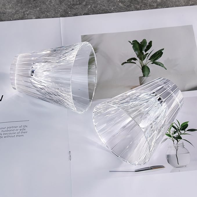 KAMMAK Whiskey Glasses Set of 2, 5.07 oz (150 ml) Hand Blown Crystal Tumbler with Delicate Rim, Lead-Free Thick Base & Seamless Design for Neat Scotch, Bourbon, and Craft Cocktails