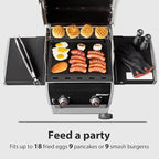 Utheer Ceramic Full Size Griddle Insert for Weber Spirit I & II 200 Series E-210 E-220 S-210 S-220, Spirit 200/300 (2025), Replacement for Weber 7637– Nonstick, Easy Clean, Even Heat for Outdoor BBQ